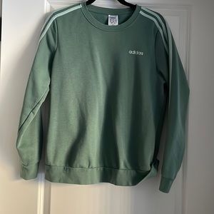 Green adidas sweatshirt